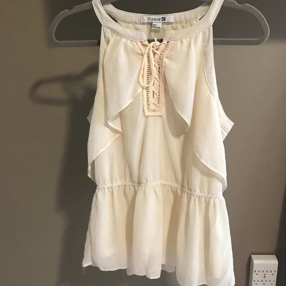 Cream Blouse